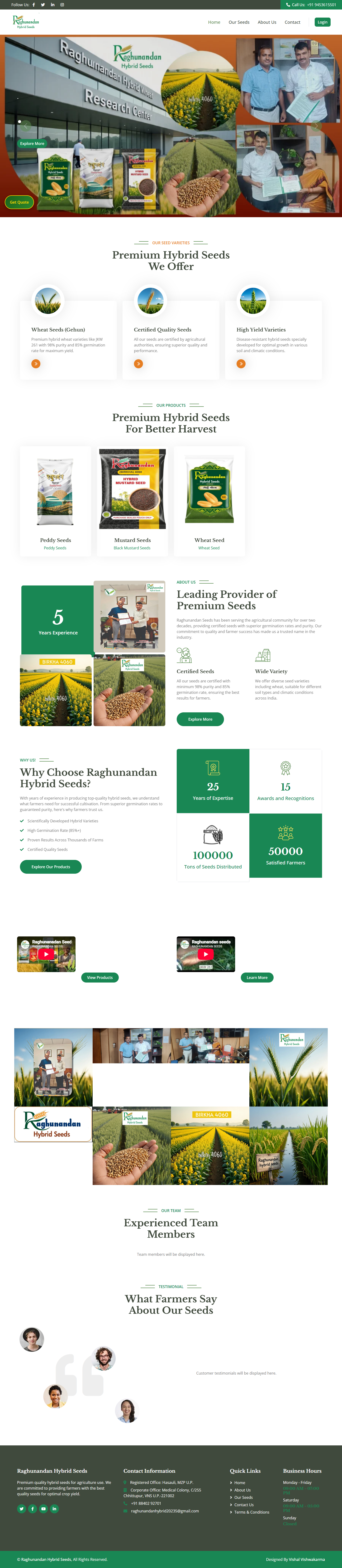 Raghunandan Seeds Agro Platform